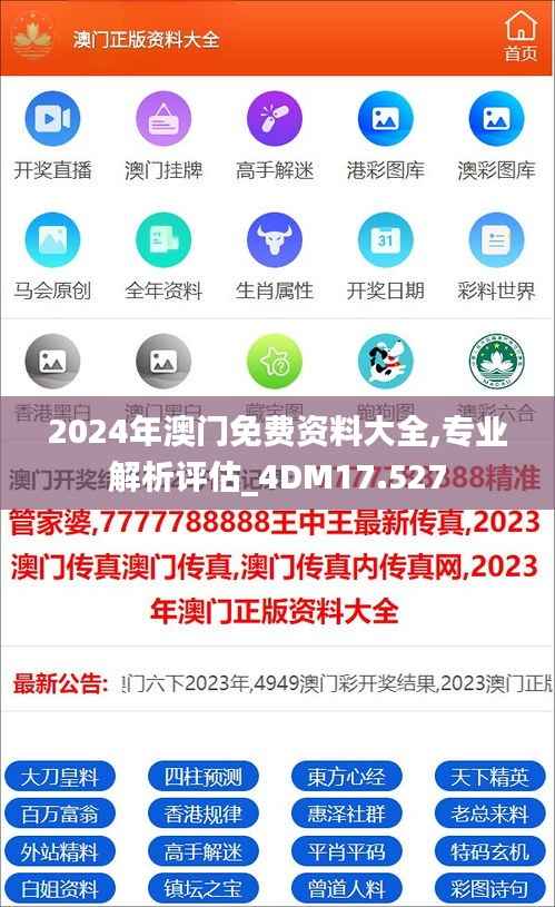 2024年澳门免费资料大全,专业解析评估_4DM17.527